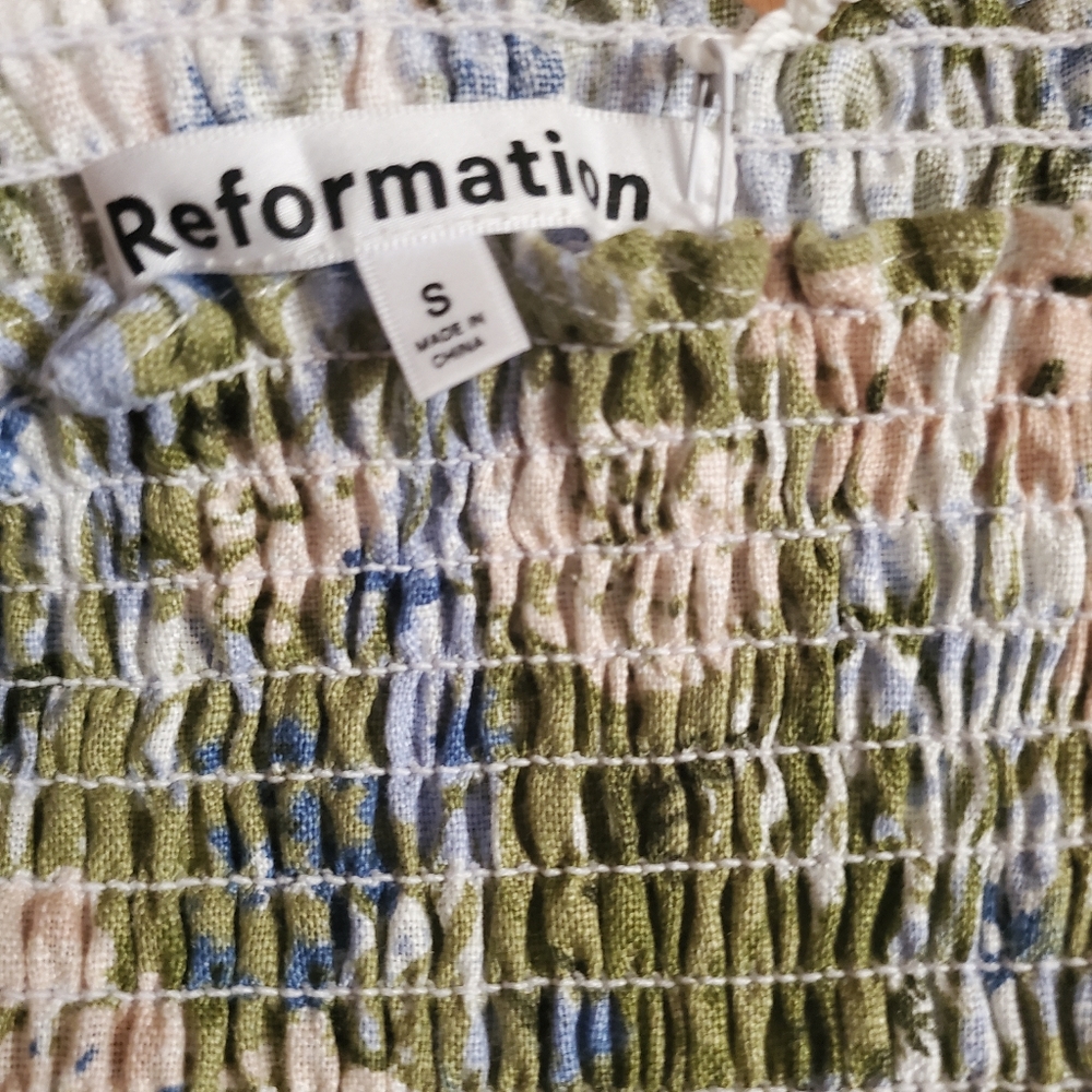 NWT Reformation Gresyon Linen Dress Size Small - Picture 3 of 9
